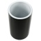 Black and Round Bathroom Tumbler in Resin